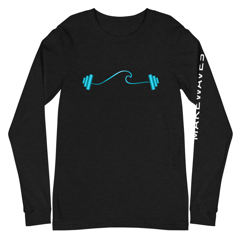 MakeWaves (Blue Wave) Long Sleeve (Unisex)