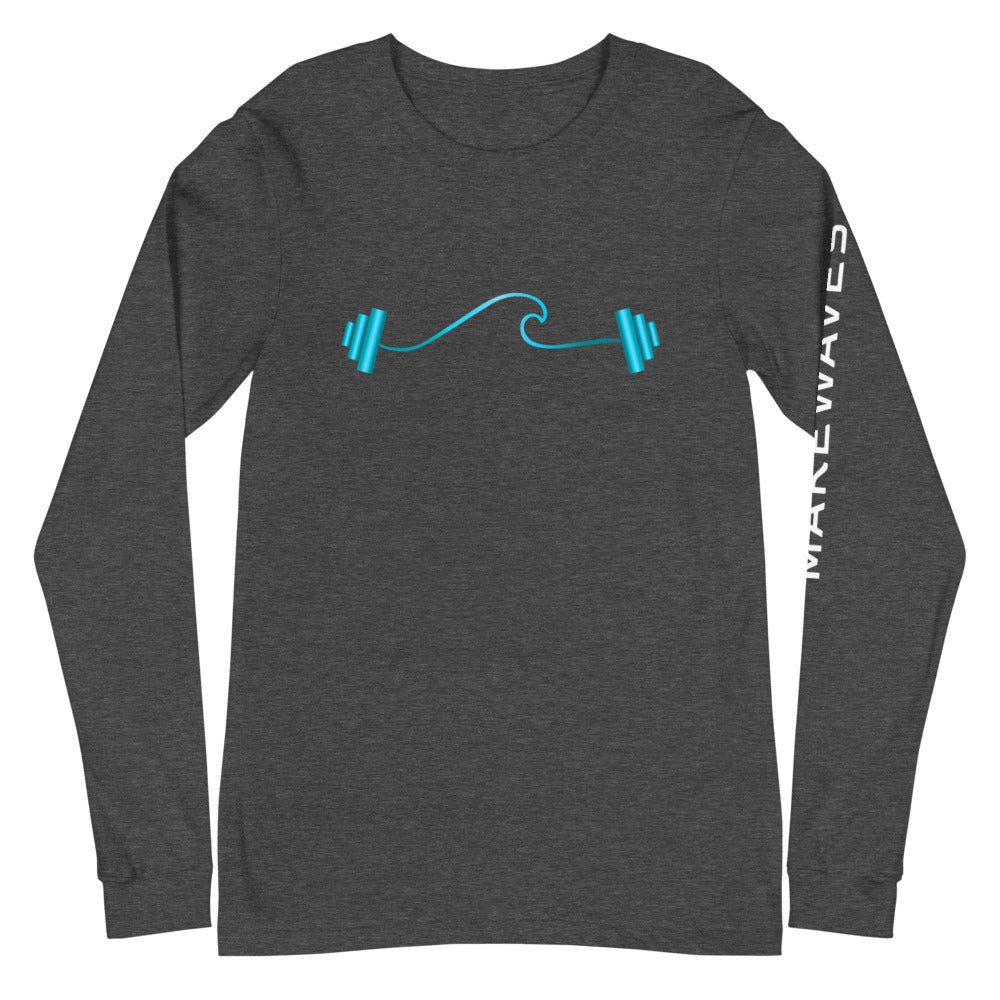 MakeWaves (Blue Wave) Long Sleeve (Unisex)