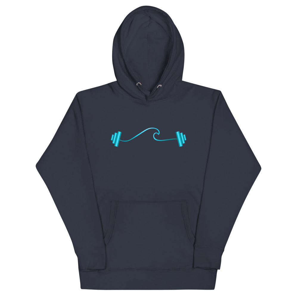 MakeWaves (Blue Wave) Hoodie (Unisex)